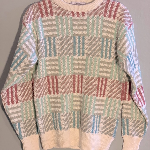 VINTAGE WOODWARDS KNIT SWEATER - Picture 1 of 5